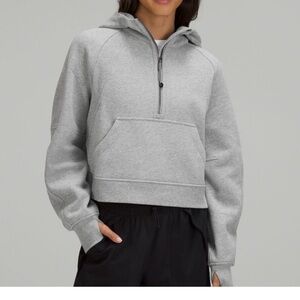 Lululemon Athletica Gray Half-Zip Hoodie